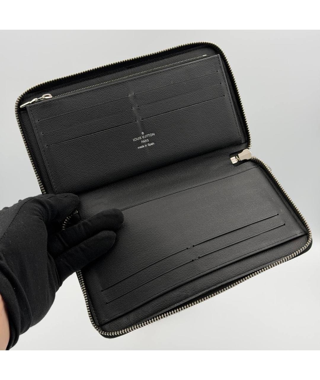 LOUIS VUITTON Антрацитовый кошелек, фото 2