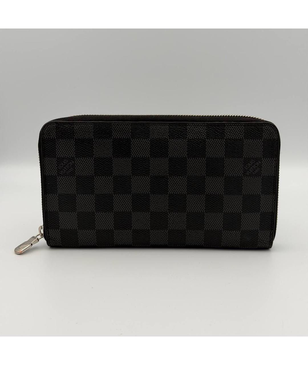 LOUIS VUITTON Антрацитовый кошелек, фото 4