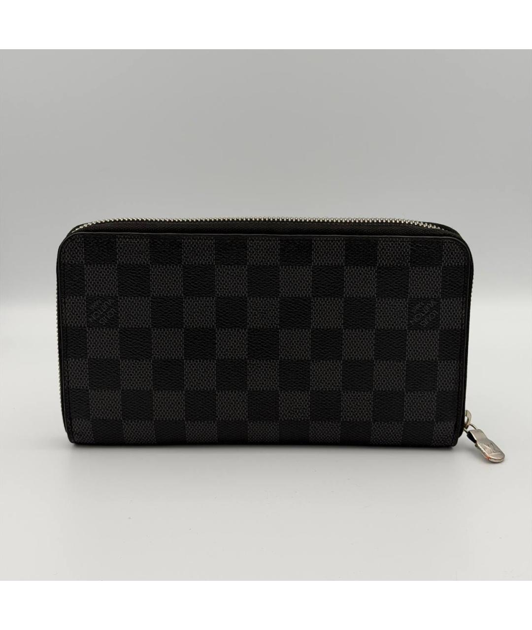 LOUIS VUITTON Антрацитовый кошелек, фото 3