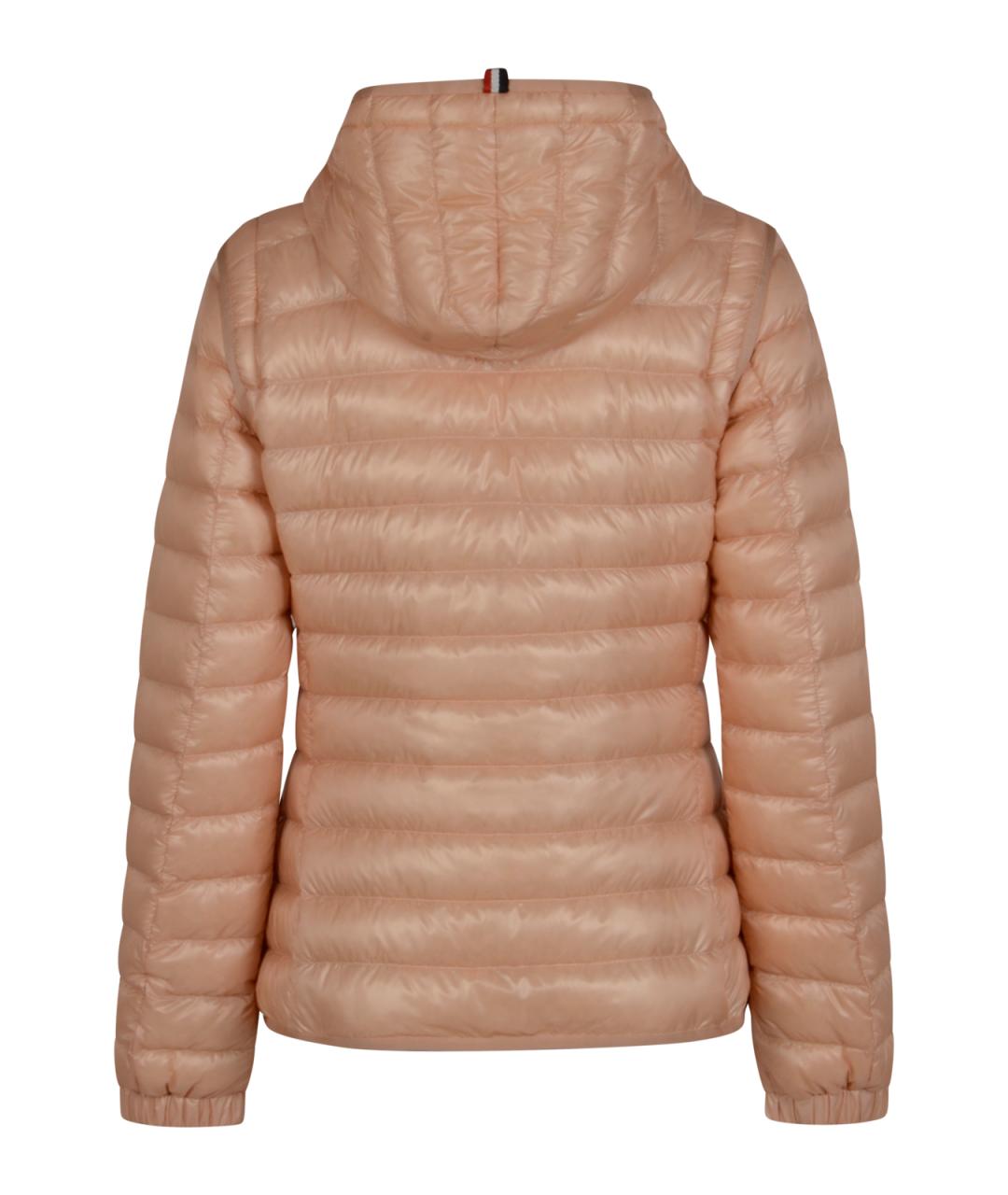 MONCLER GRENOBLE Розовая полиамидовая куртка, фото 2