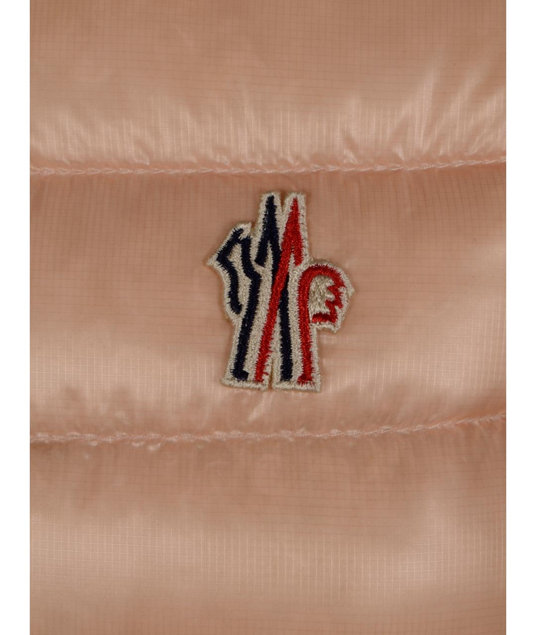 MONCLER GRENOBLE Розовая полиамидовая куртка, фото 3