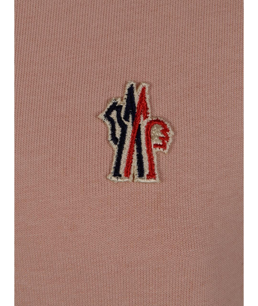 MONCLER Бежевая футболка, фото 3