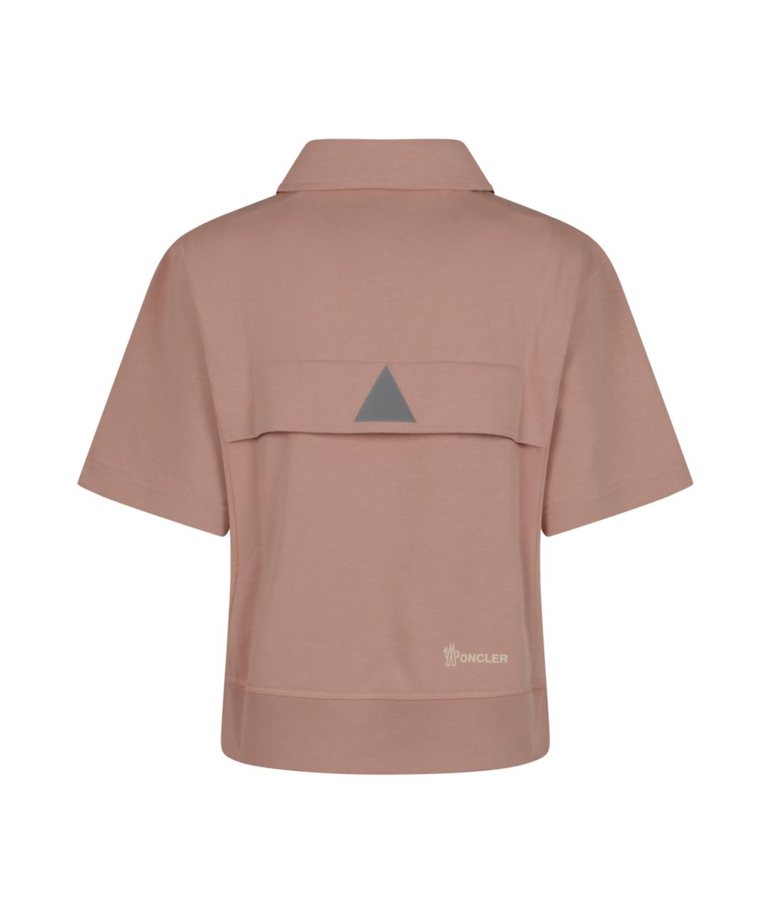 MONCLER Бежевая футболка, фото 2