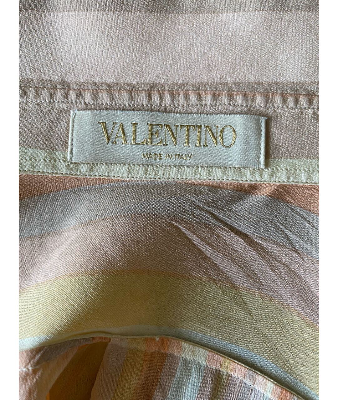 VALENTINO Розовая шелковая рубашка, фото 3