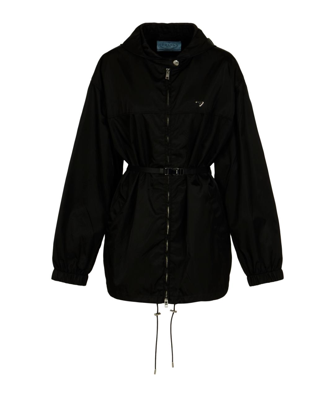 PRADA Черная полиамидовая куртка, фото 1