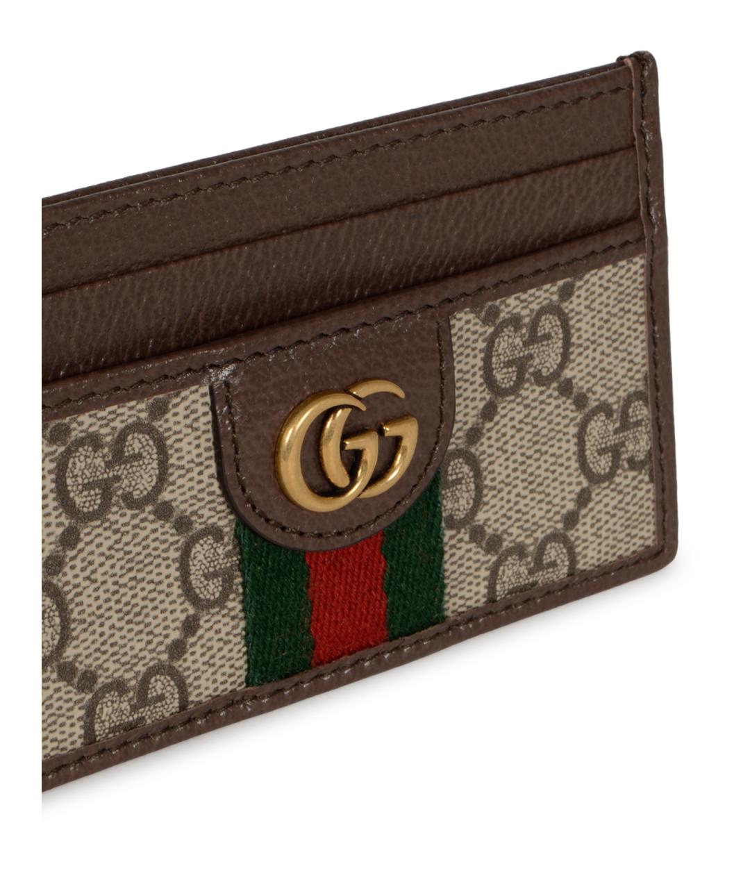 GUCCI Коричневый кардхолдер, фото 4