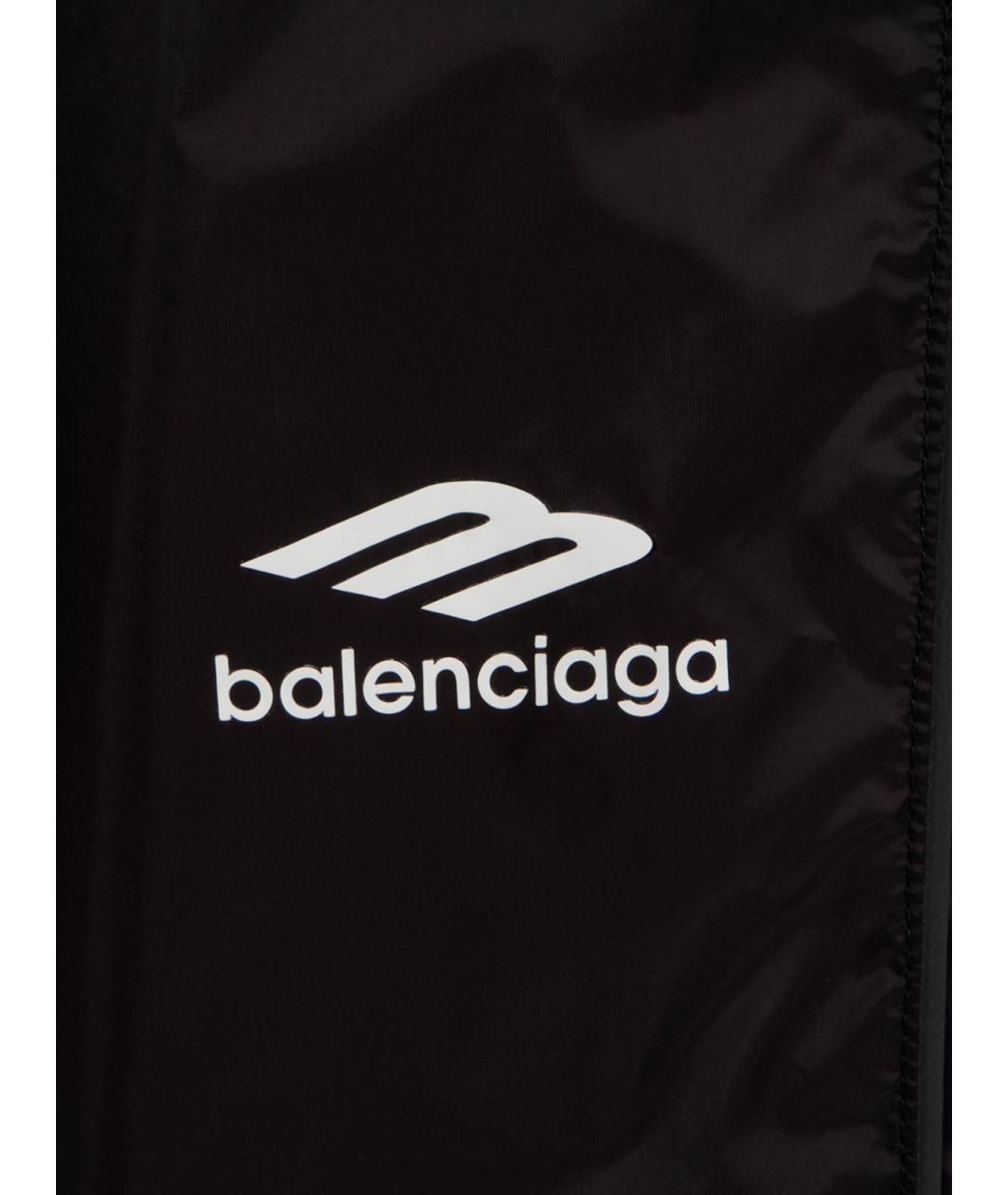 BALENCIAGA Черные хлопковые повседневные брюки, фото 3