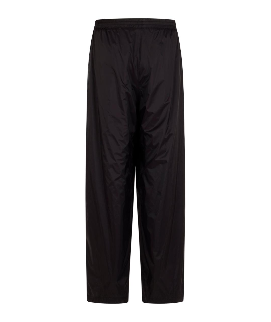 BALENCIAGA Черные хлопковые повседневные брюки, фото 2