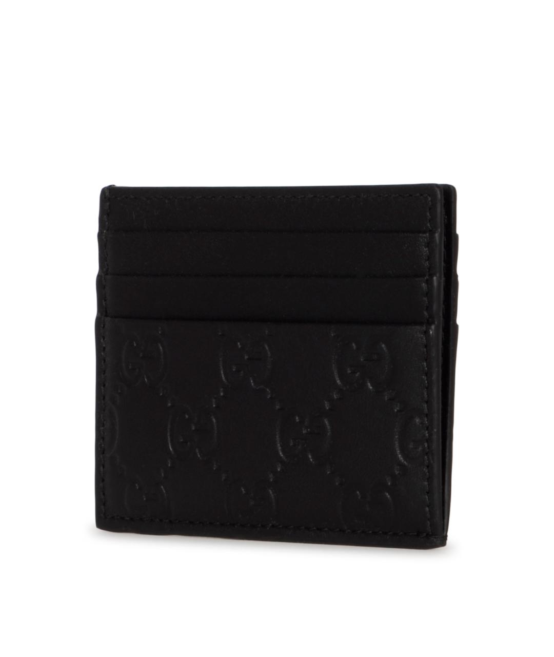 GUCCI Черный кожаный кардхолдер, фото 2