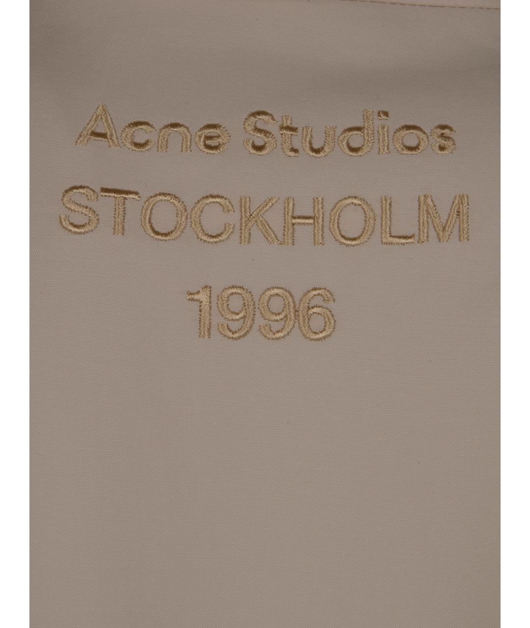 ACNE STUDIOS Коричневая хлопковая куртка, фото 3