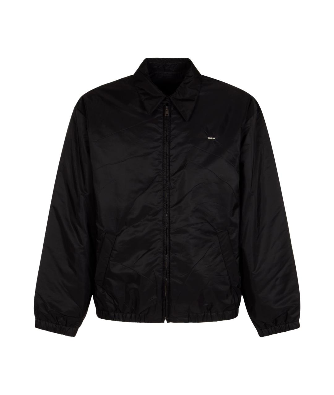 PRADA Черная полиамидовая куртка, фото 1