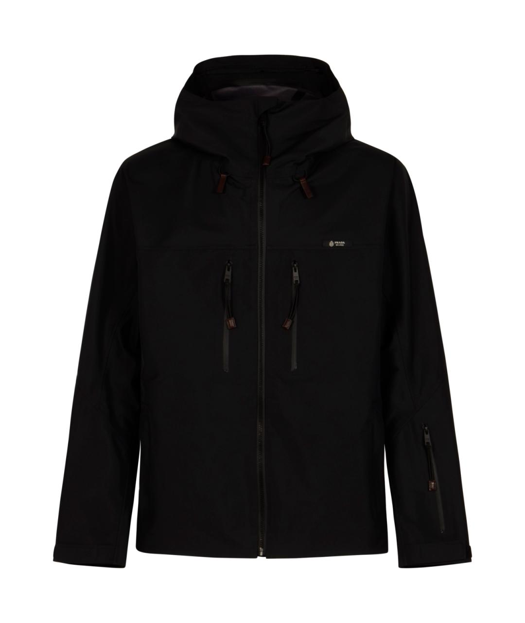 PRADA Черная полиэстеровая куртка, фото 1