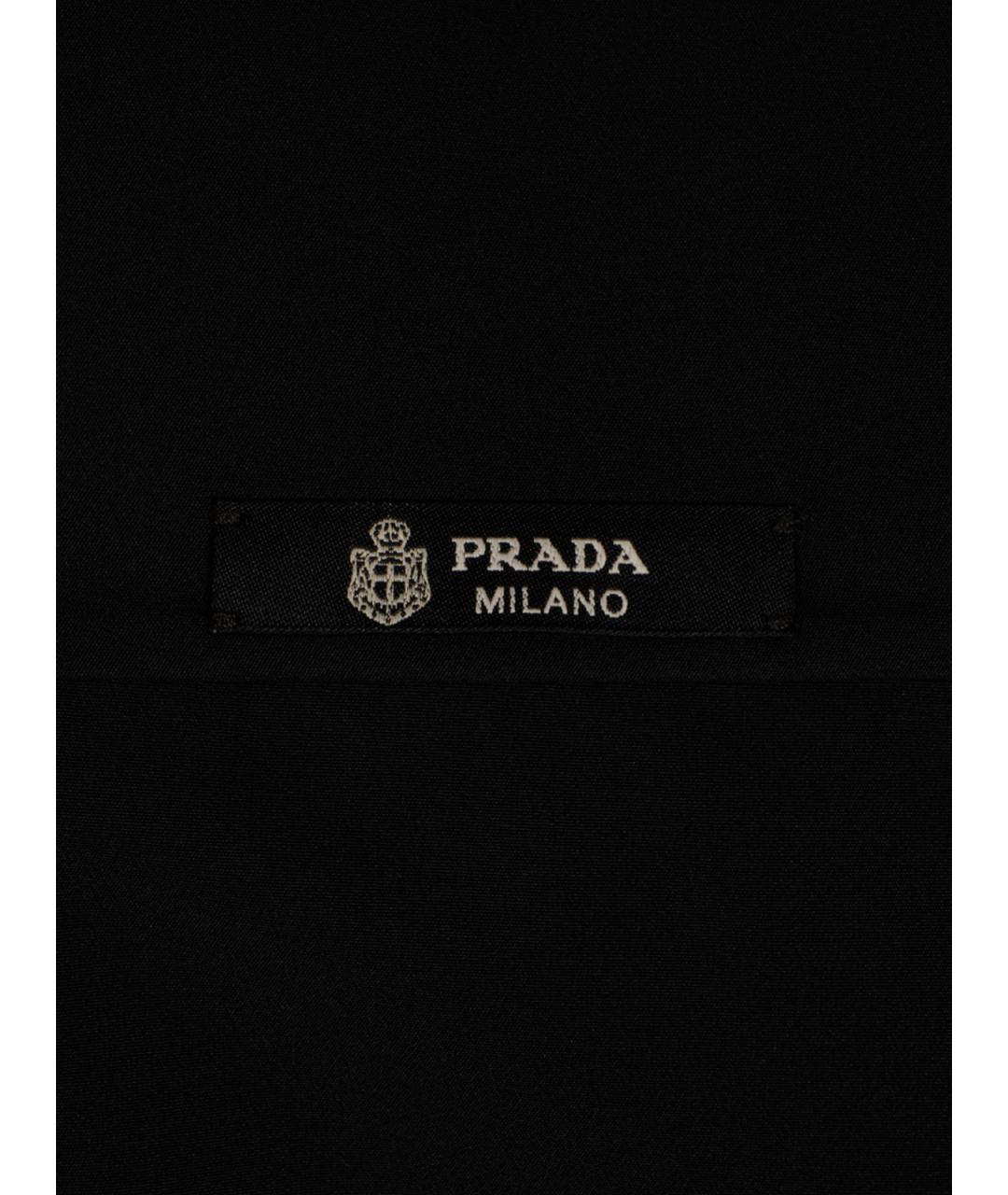 PRADA Черная полиэстеровая куртка, фото 3