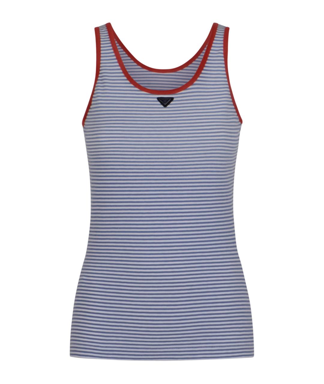 PRADA Мульти хлопковая майка, фото 1