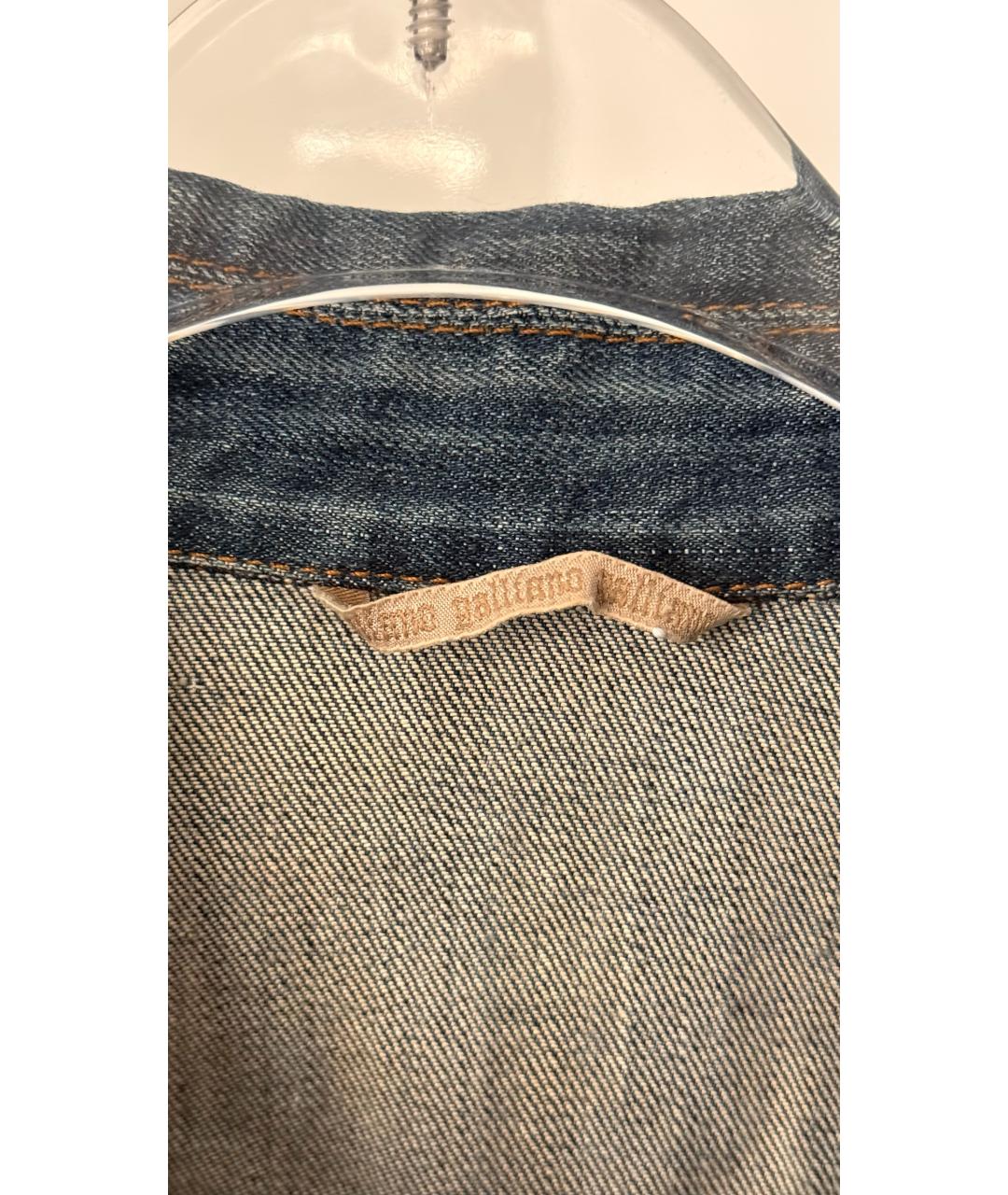 JOHN GALLIANO Голубая деним куртка, фото 4