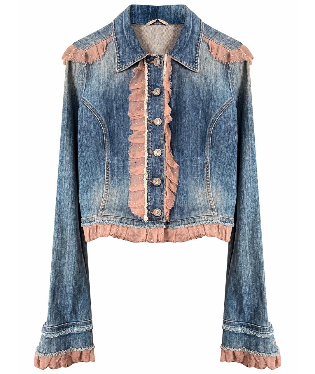 JOHN GALLIANO Голубая деним куртка, фото 1