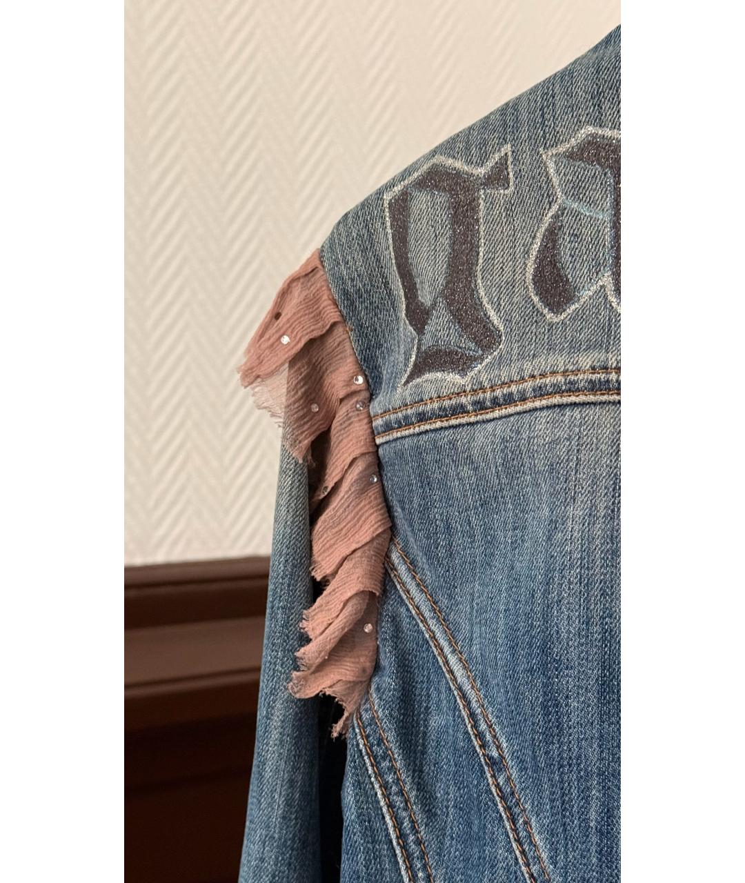 JOHN GALLIANO Голубая деним куртка, фото 3