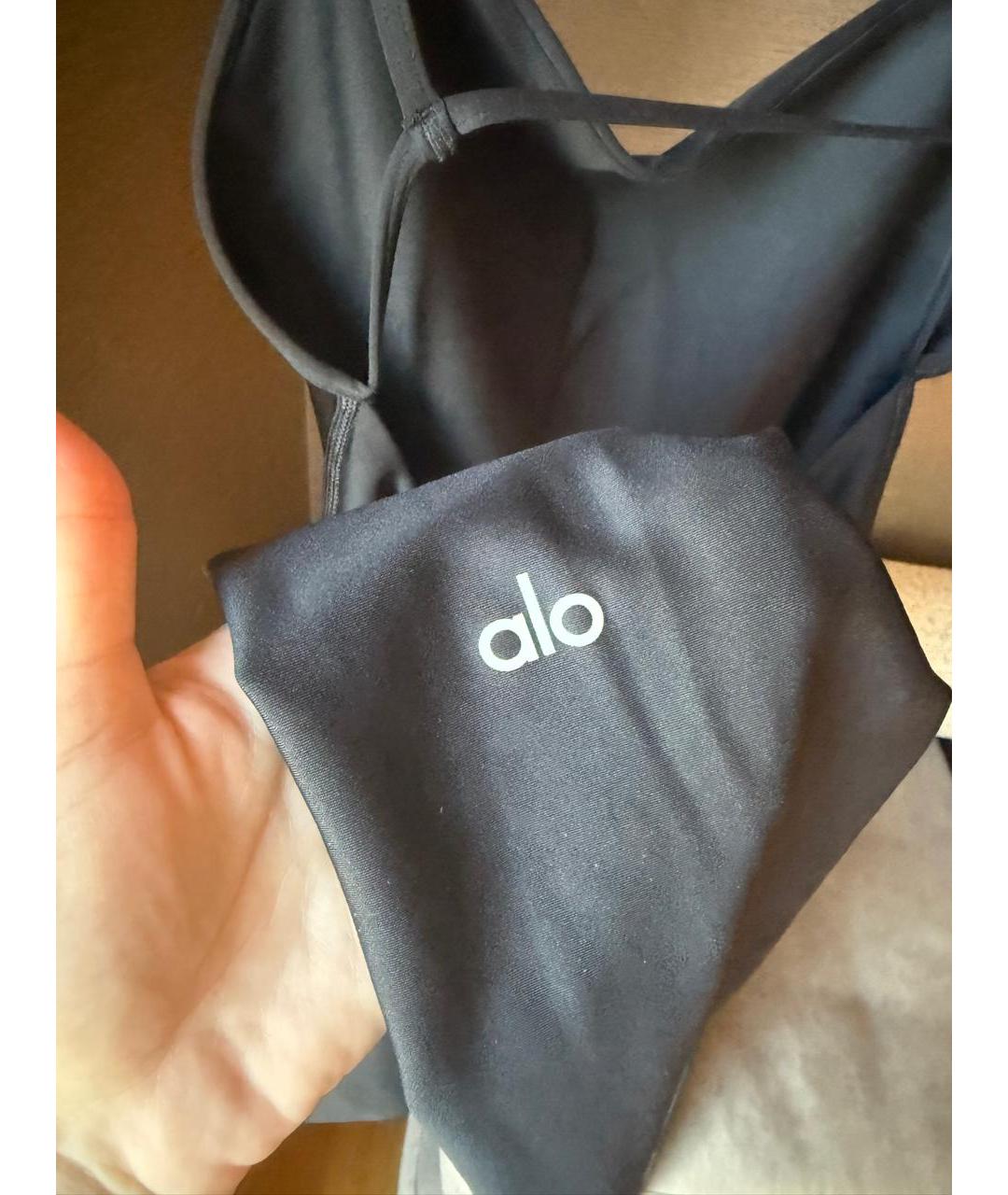 ALO YOGA Черный комбинезон, фото 3