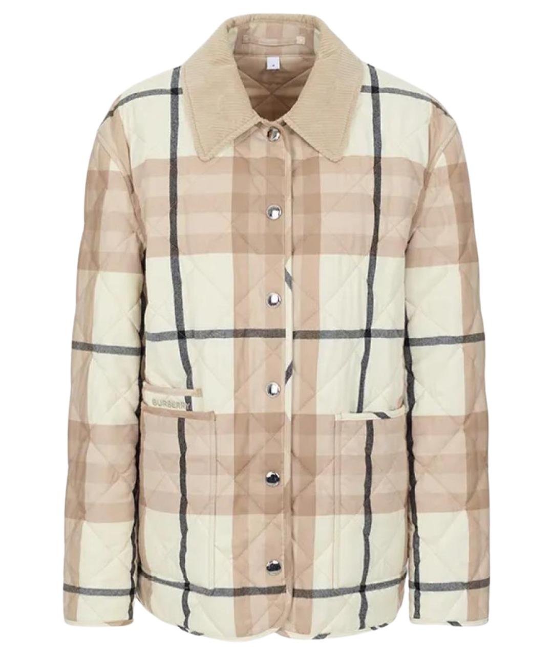 BURBERRY Бежевая шерстяная куртка, фото 1