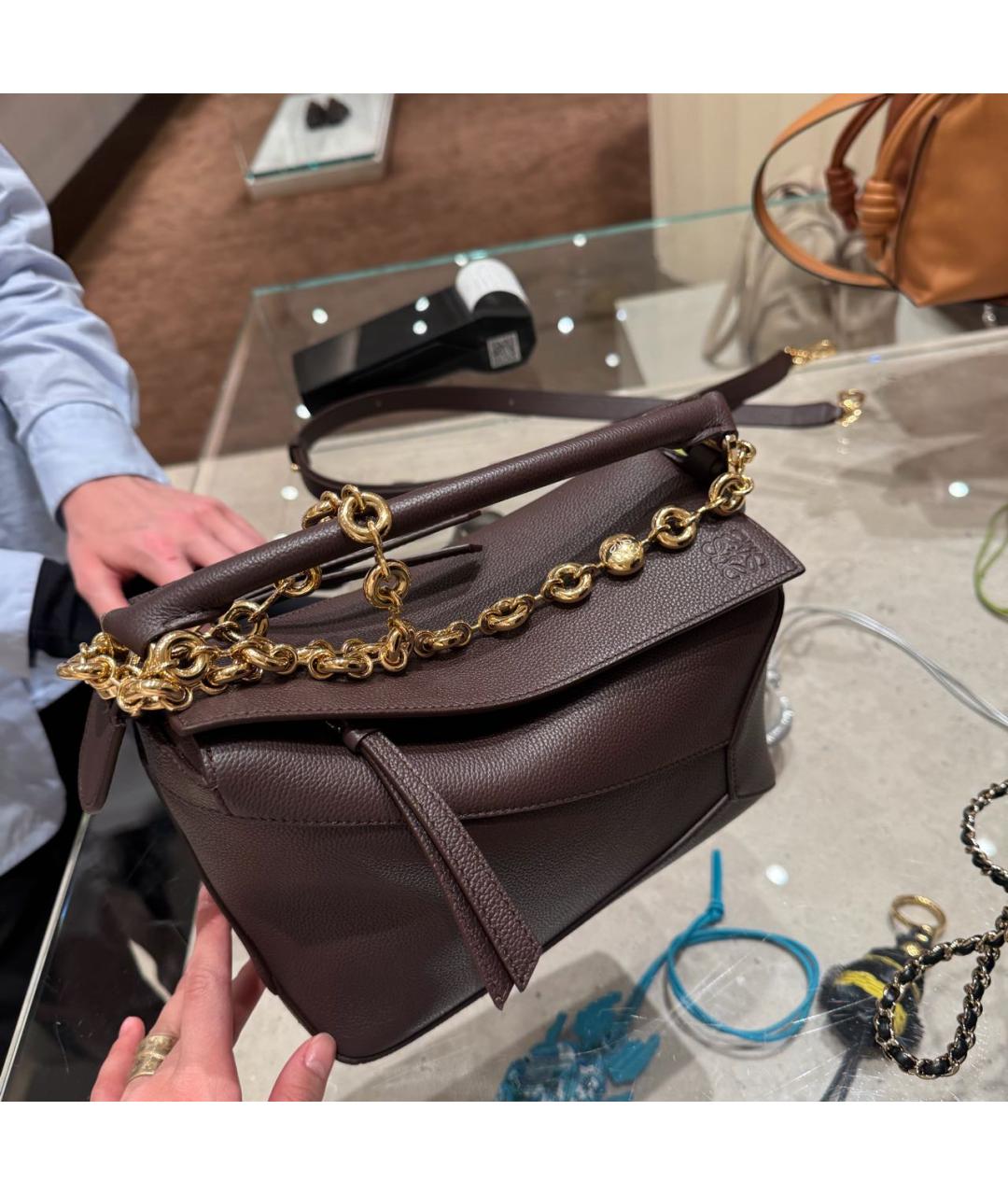 LOEWE Золотой брелок, фото 3