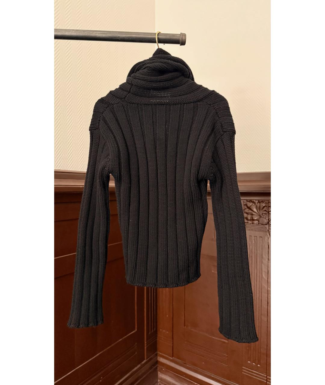 CHANEL Черный шерстяной джемпер / свитер, фото 2