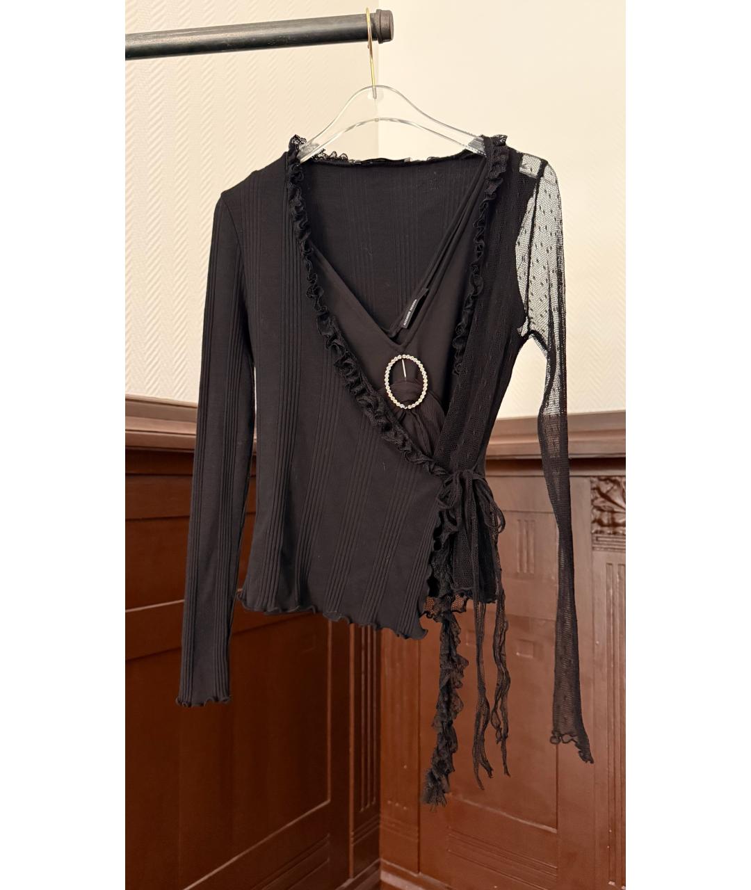 ALEXANDER MCQUEEN Черный кардиган, фото 6