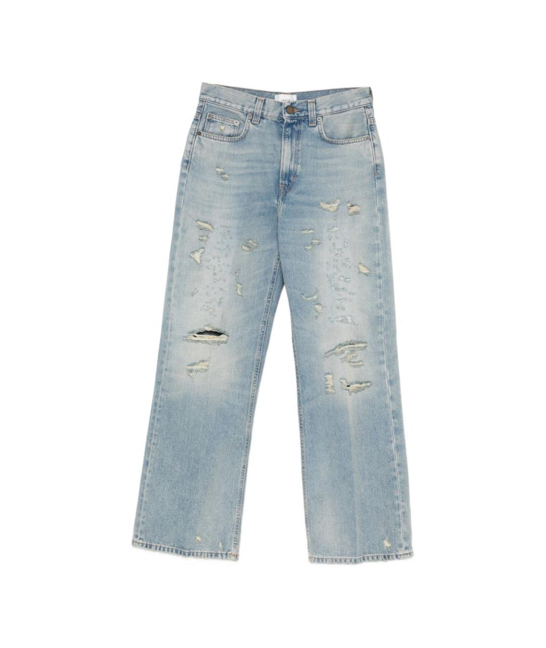 HAIKURE Голубые прямые джинсы, фото 1