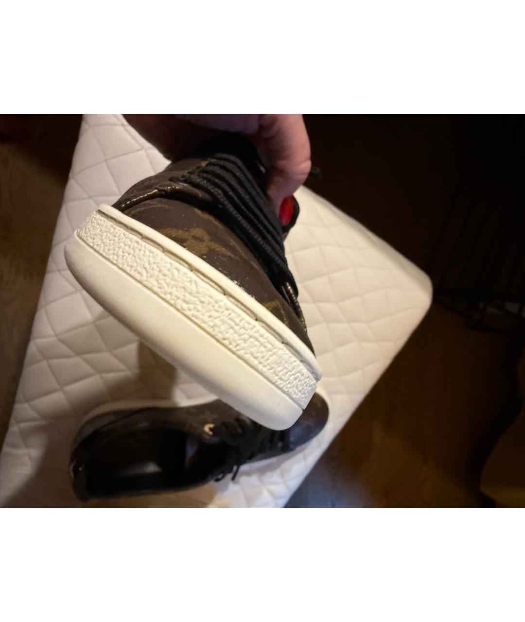 LOUIS VUITTON Коричневые кеды, фото 6