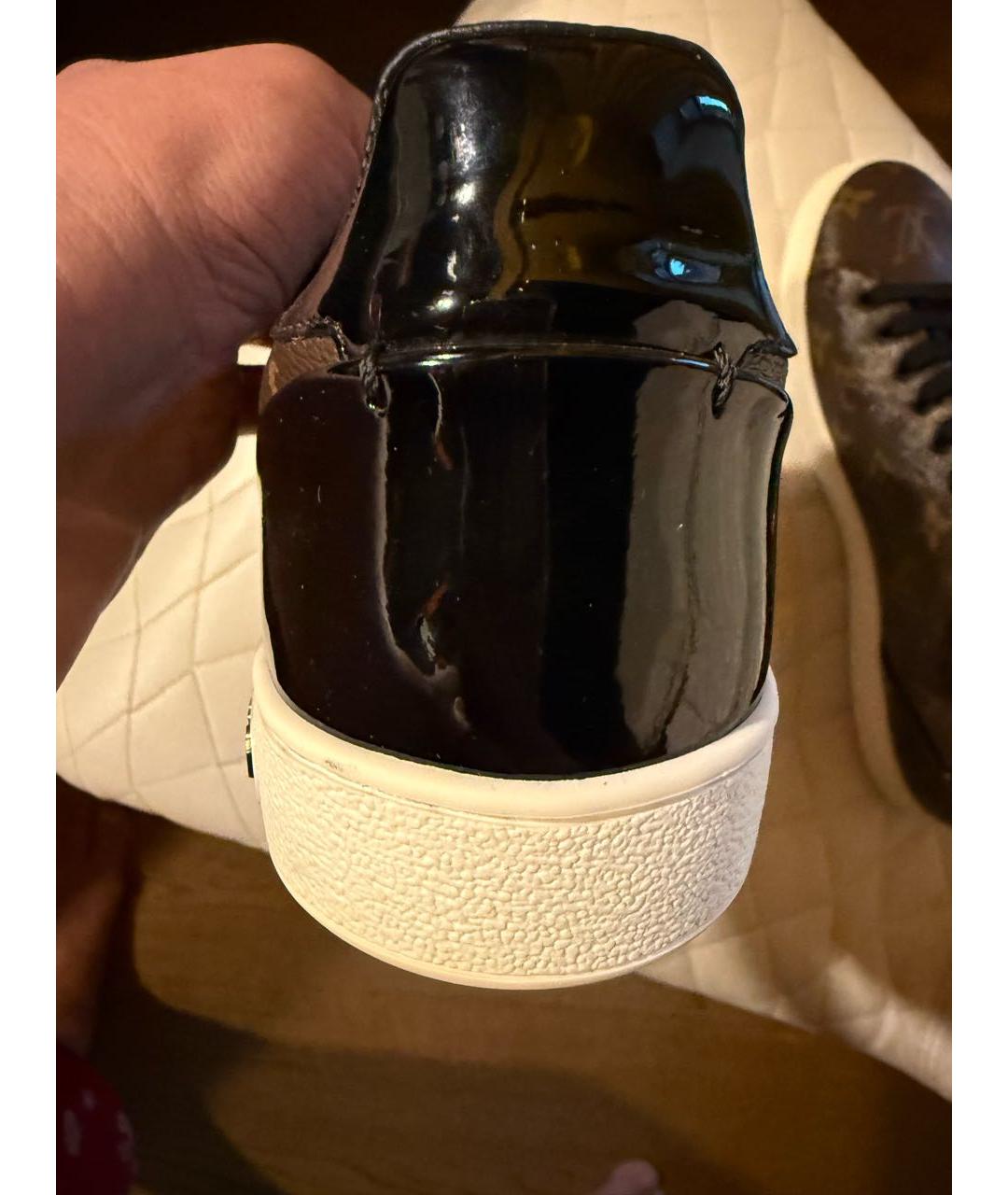 LOUIS VUITTON Коричневые кеды, фото 3