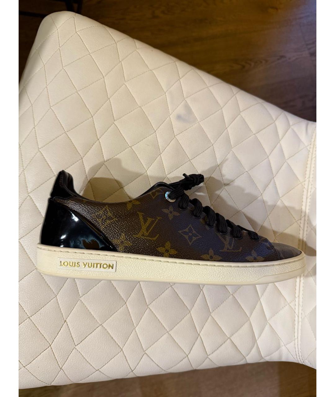 LOUIS VUITTON Коричневые кеды, фото 8