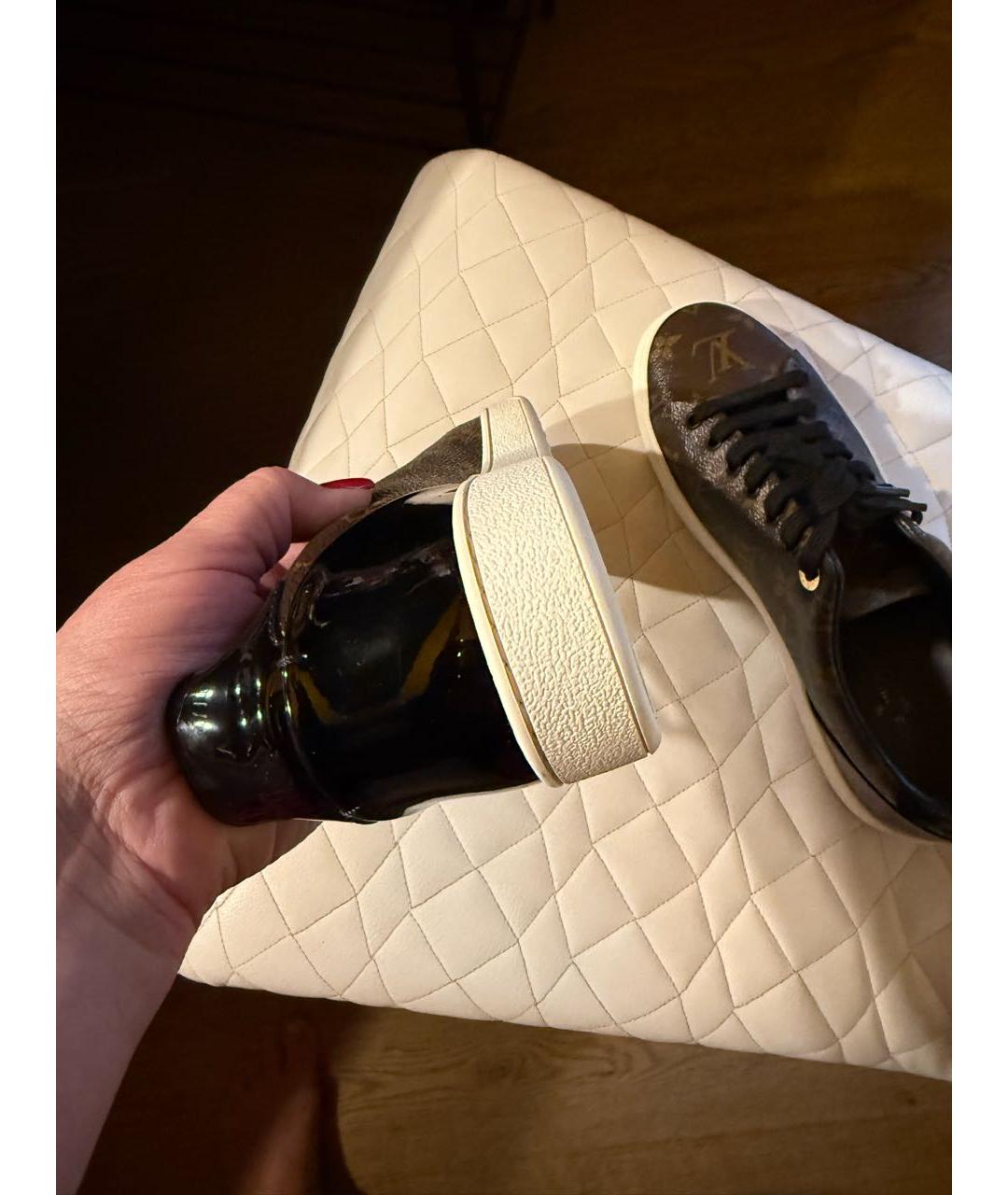 LOUIS VUITTON Коричневые кеды, фото 4