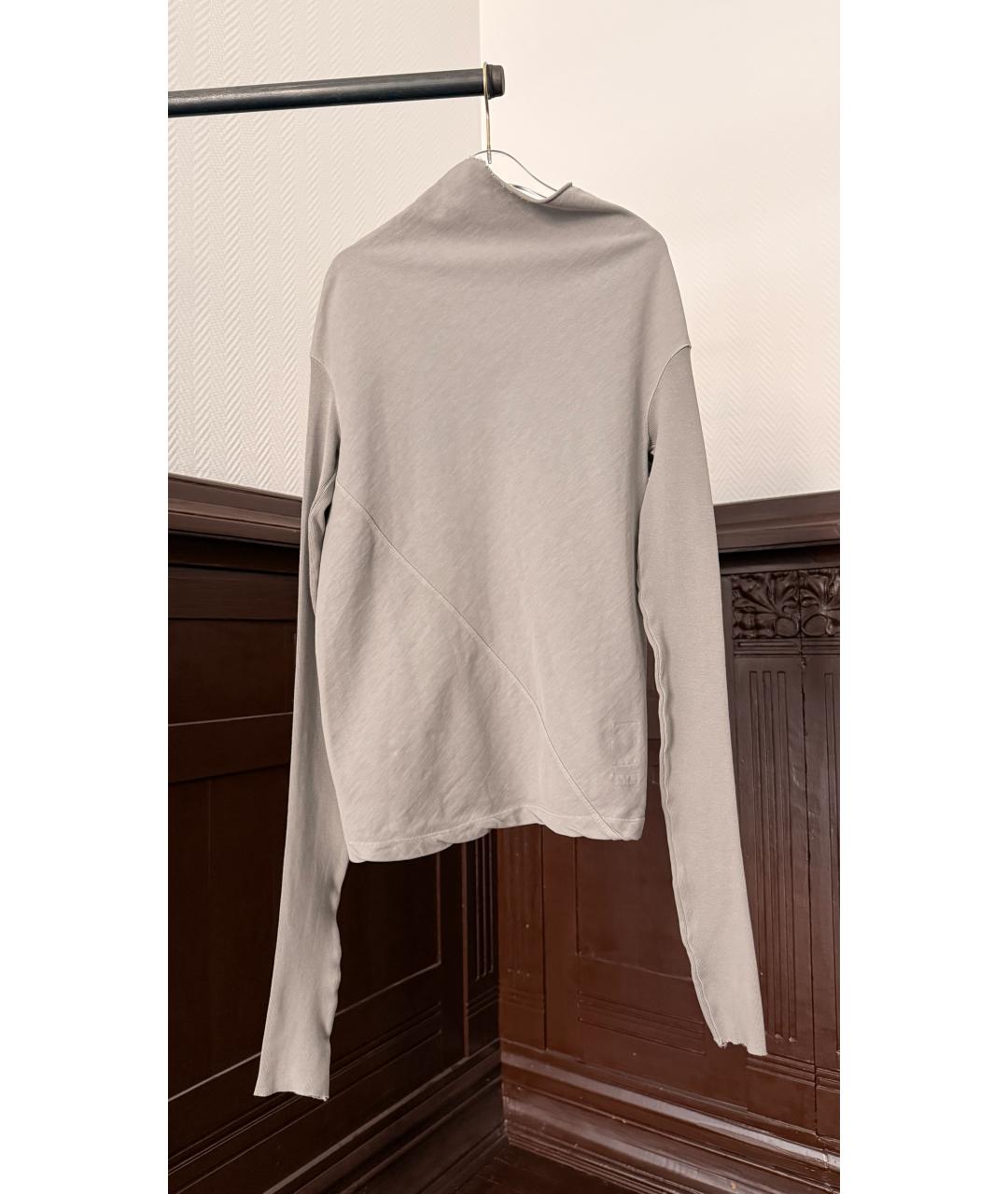 RICK OWENS DRKSHDW Бежевая водолазка, фото 6