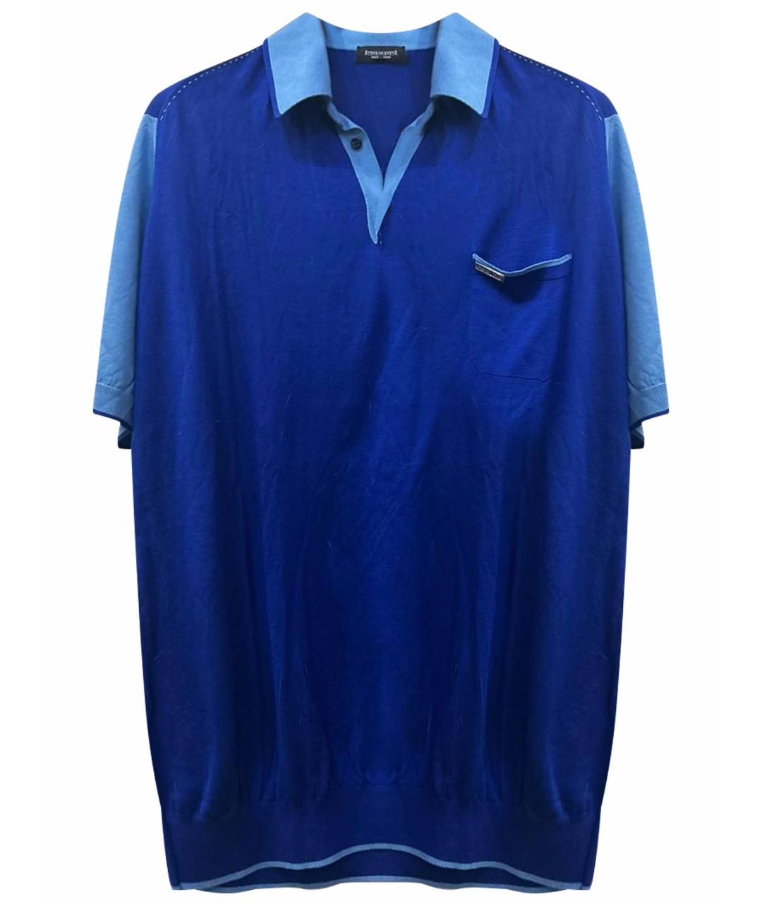 STEFANO RICCI Синий шелковый джемпер / свитер, фото 1