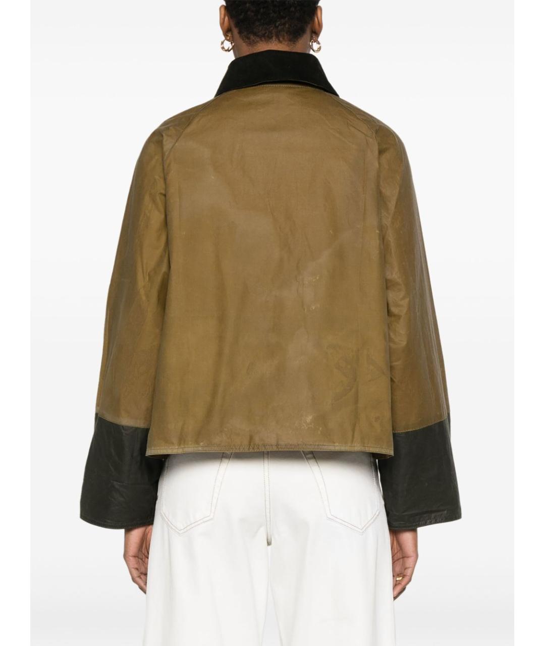 BARBOUR Бежевая хлопковая куртка, фото 2