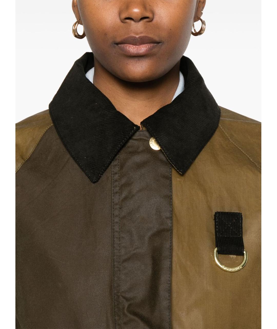 BARBOUR Бежевая хлопковая куртка, фото 5