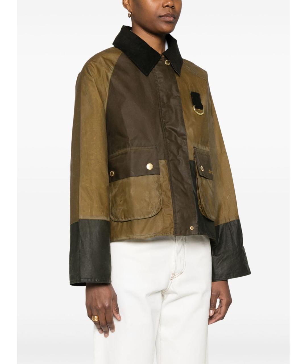 BARBOUR Бежевая хлопковая куртка, фото 4