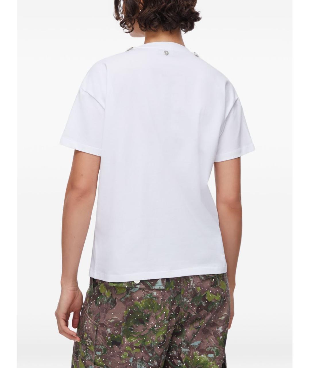 LIU JO Белая хлопковая футболка, фото 3