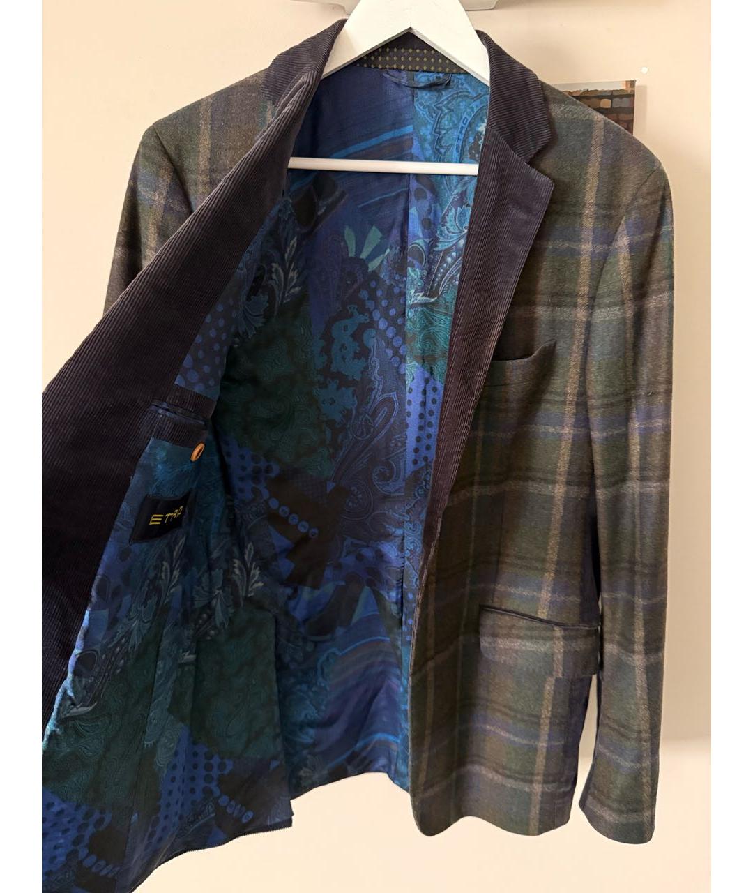 ETRO Мульти шерстяной пиджак, фото 3