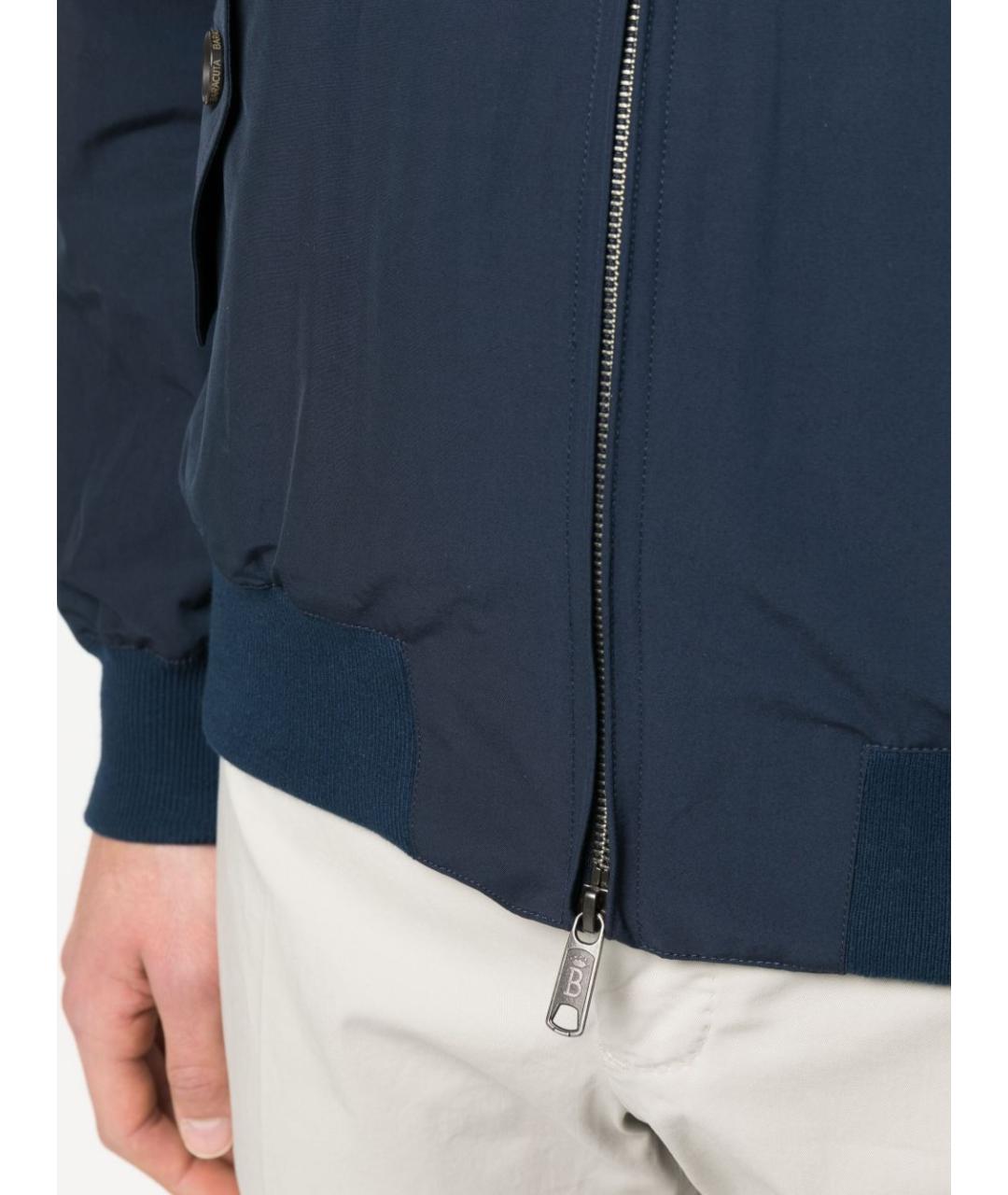 BARACUTA Синяя полиэстеровая куртка, фото 5