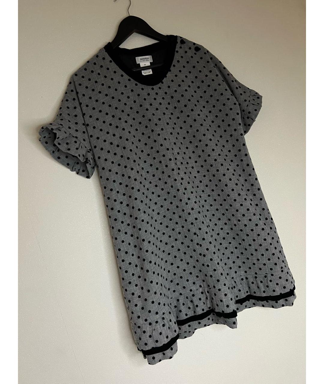 SONIA RYKIEL Серое шерстяное платье, фото 2