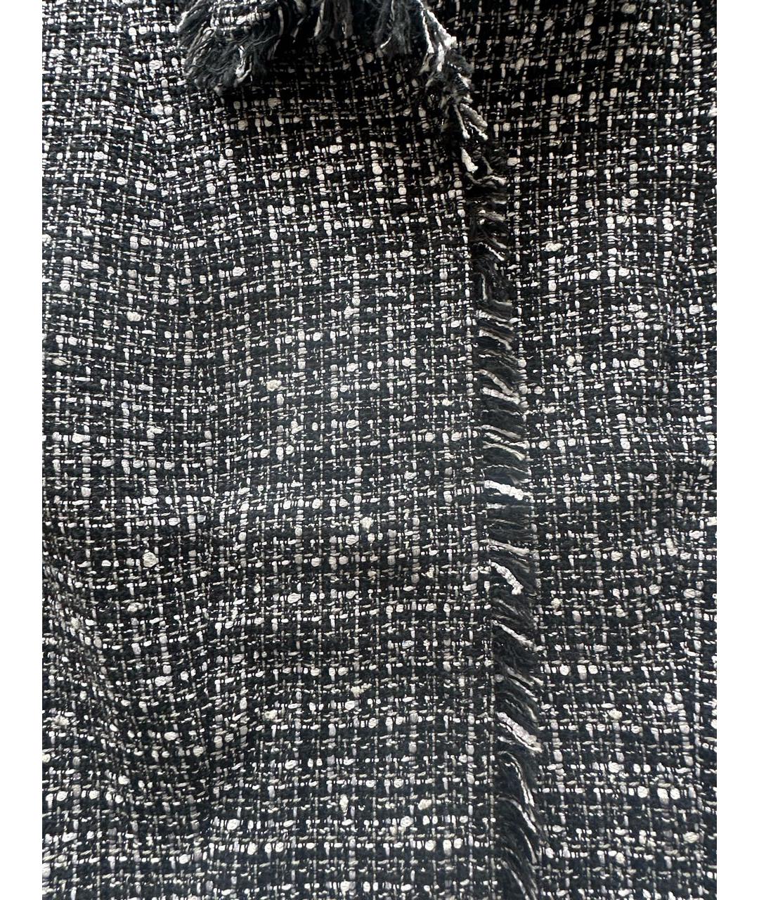 KARL LAGERFELD Черный хлопковый жакет/пиджак, фото 3