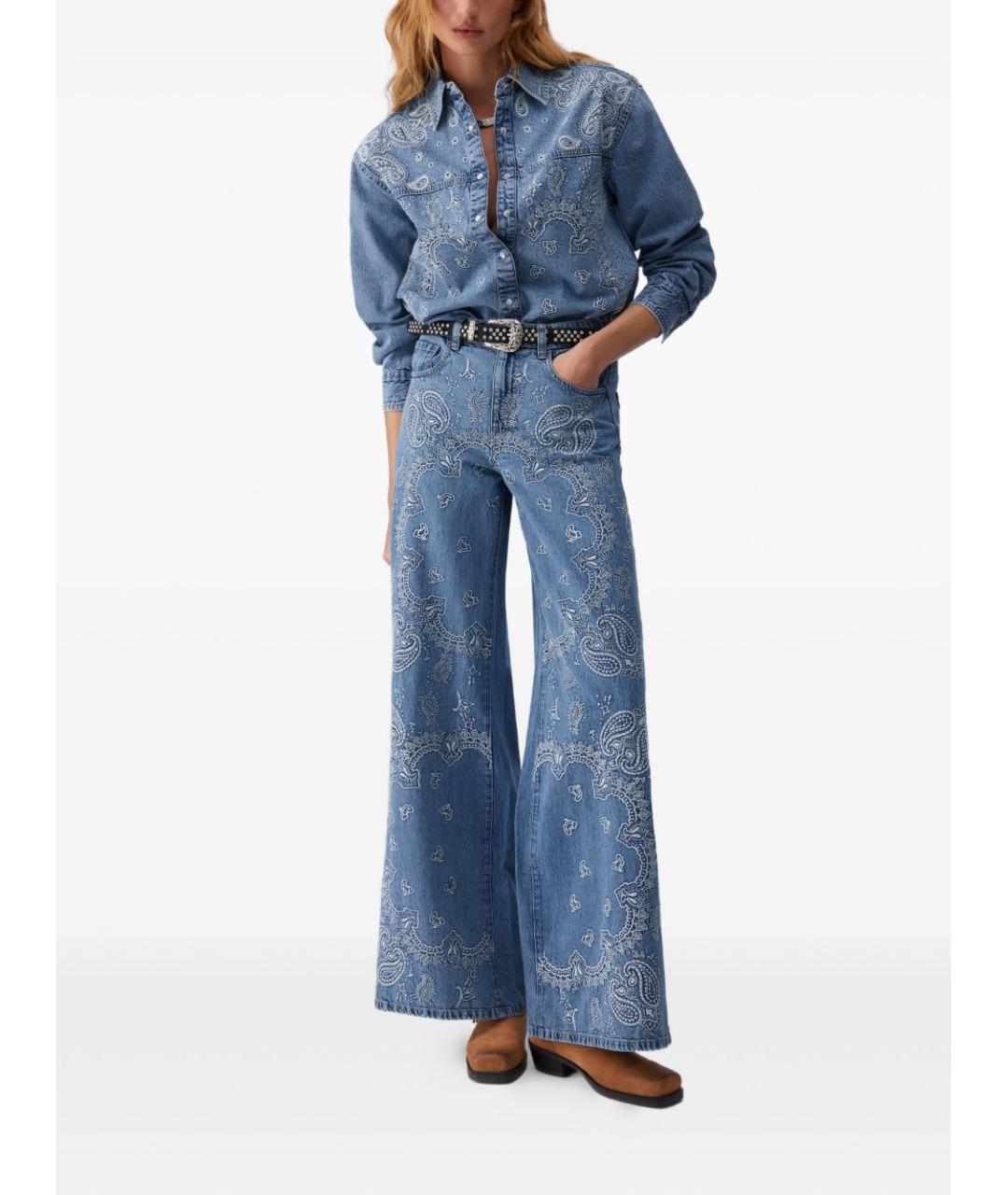 LIU JO Синяя хлопковая куртка, фото 4