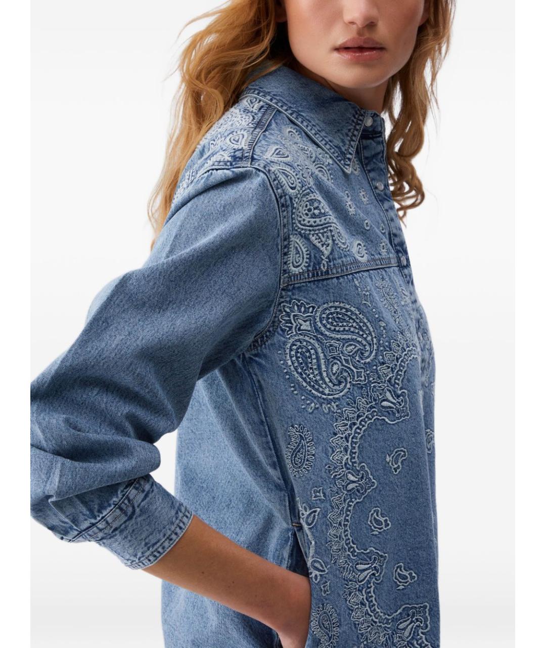 LIU JO Синяя хлопковая куртка, фото 5