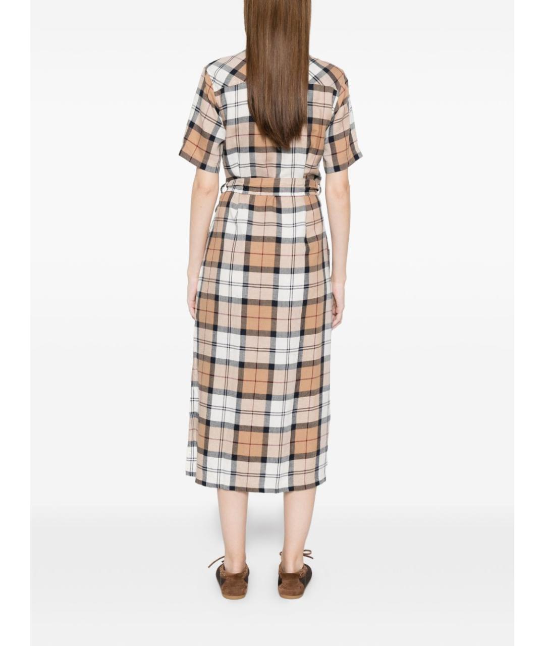 BARBOUR Коричневое повседневное платье, фото 5