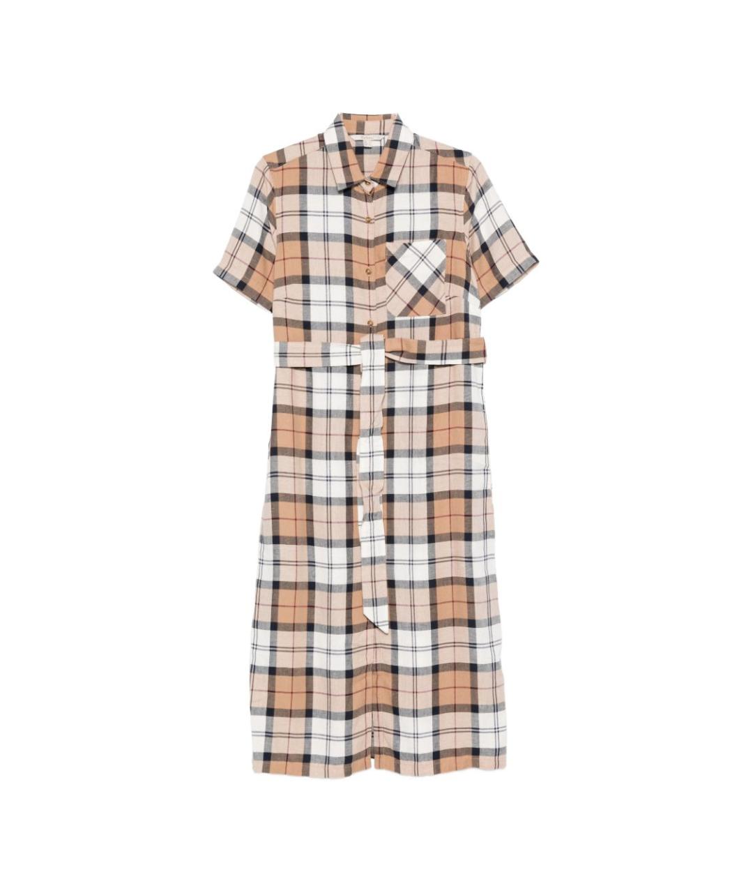 BARBOUR Коричневое повседневное платье, фото 1