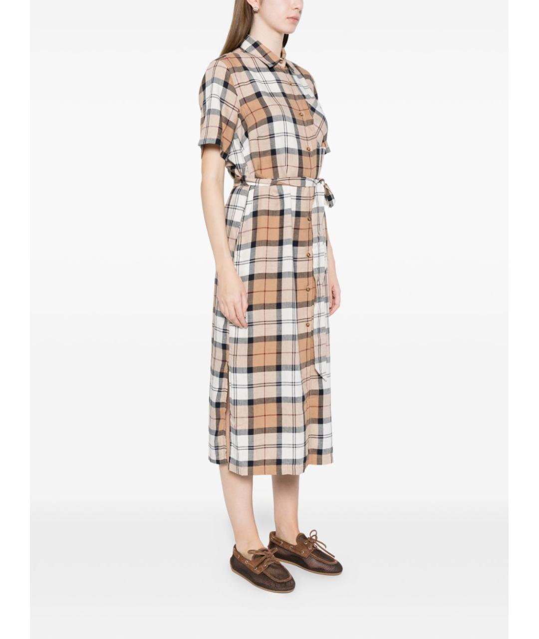 BARBOUR Коричневое повседневное платье, фото 3