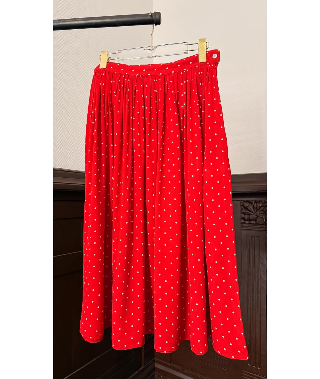 CELINE Красный костюм с юбками, фото 2