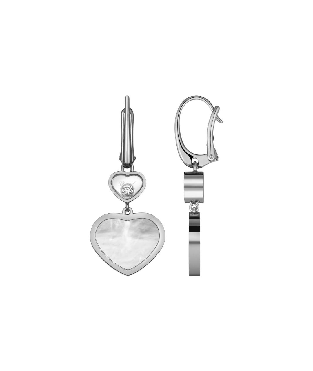 CHOPARD Серебряные серьги из белого золота, фото 2