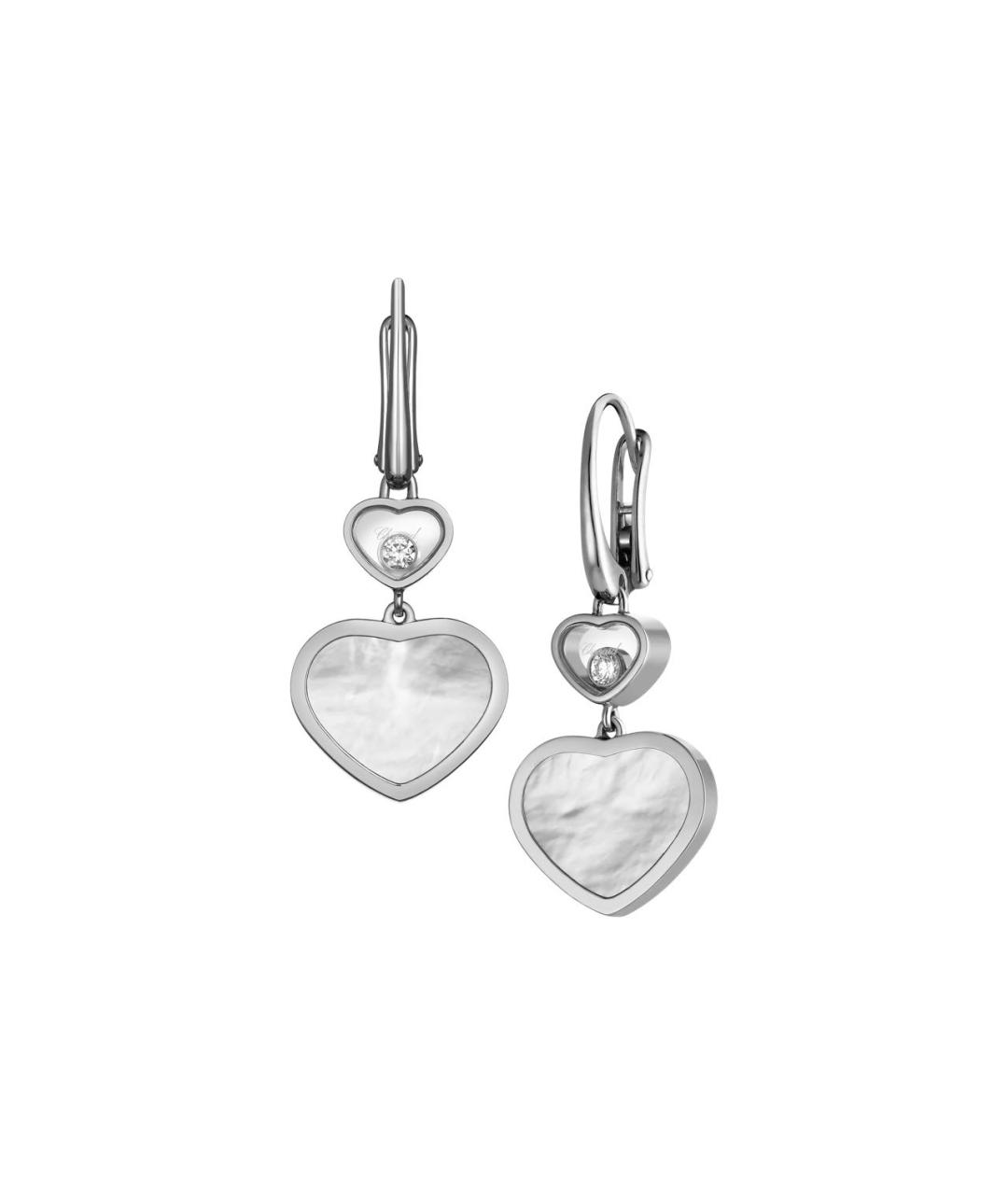 CHOPARD Серебряные серьги из белого золота, фото 4