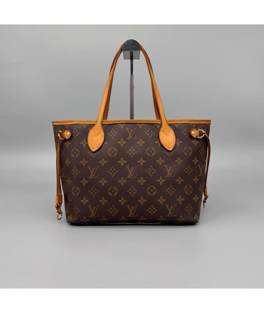 LOUIS VUITTON Коричневая сумка тоут, фото 3